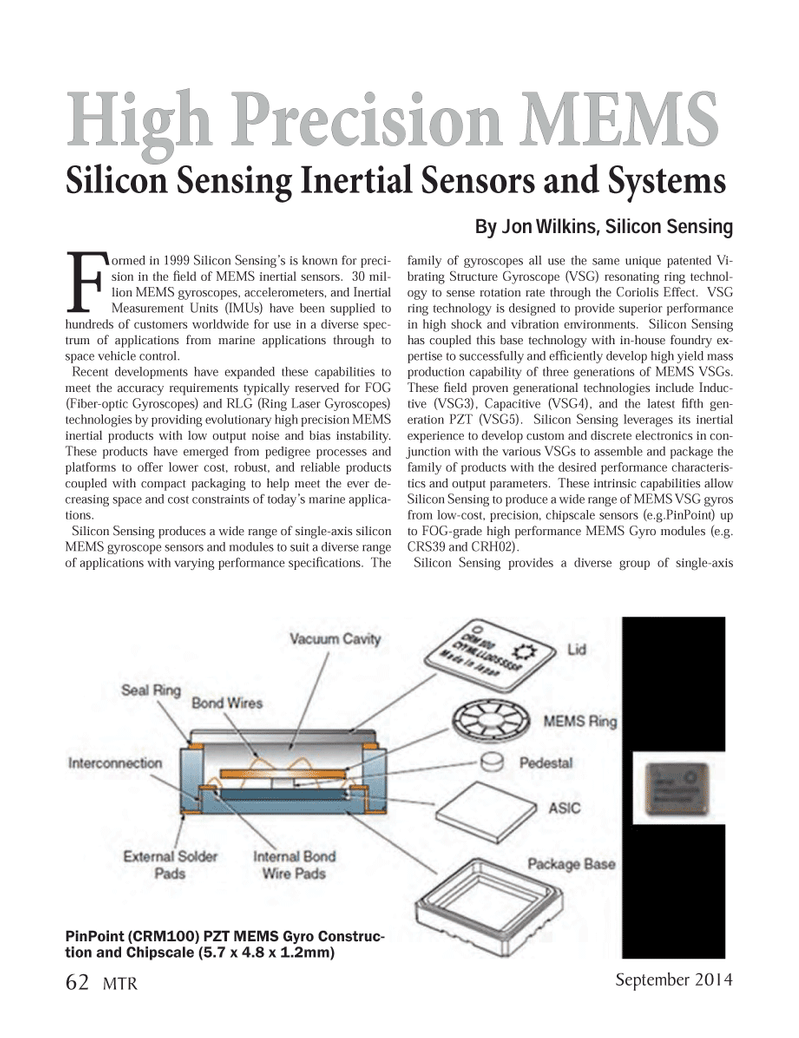 Marine Technology Magazine, page 62,  Sep 2014