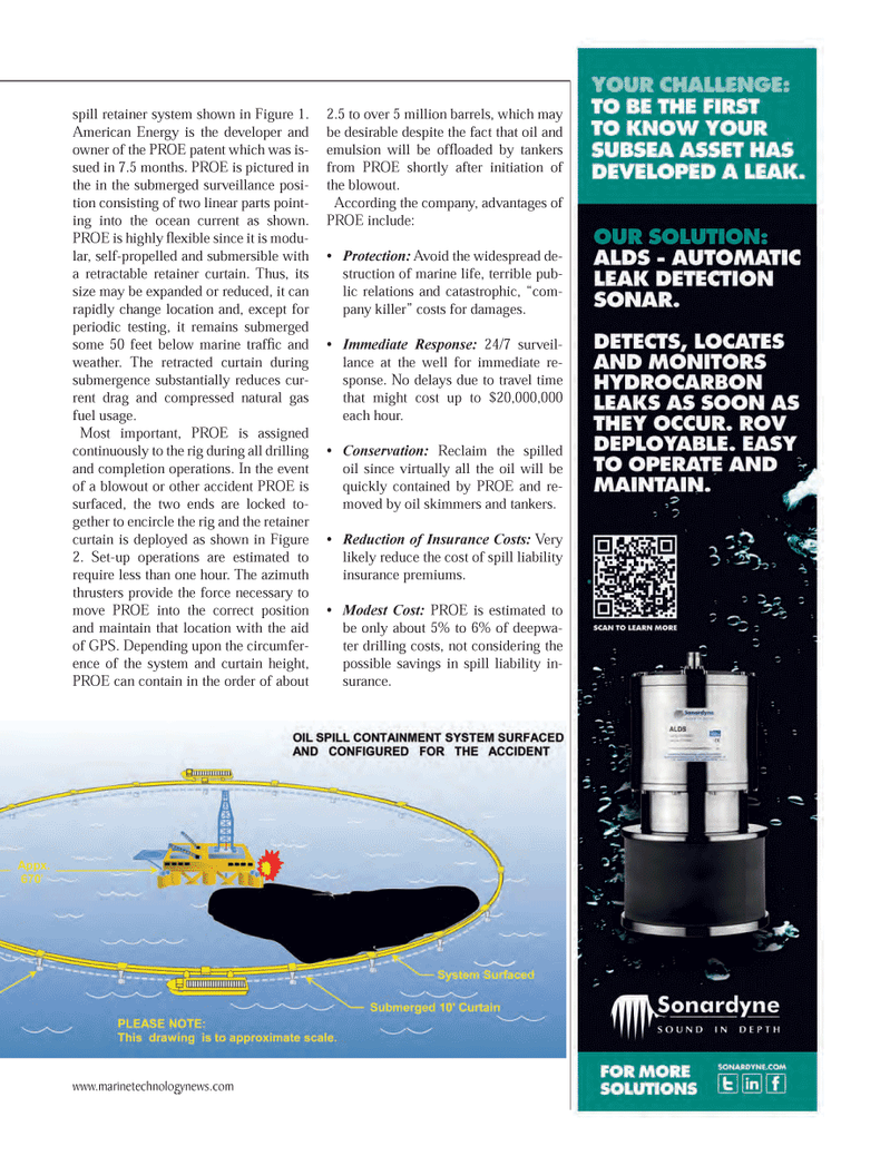Marine Technology Magazine, page 25,  Oct 2014