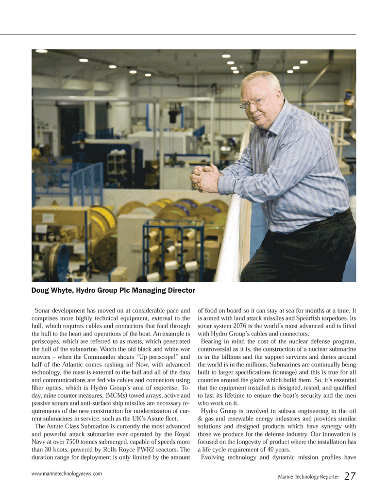Marine Technology Magazine, page 27,  Oct 2014