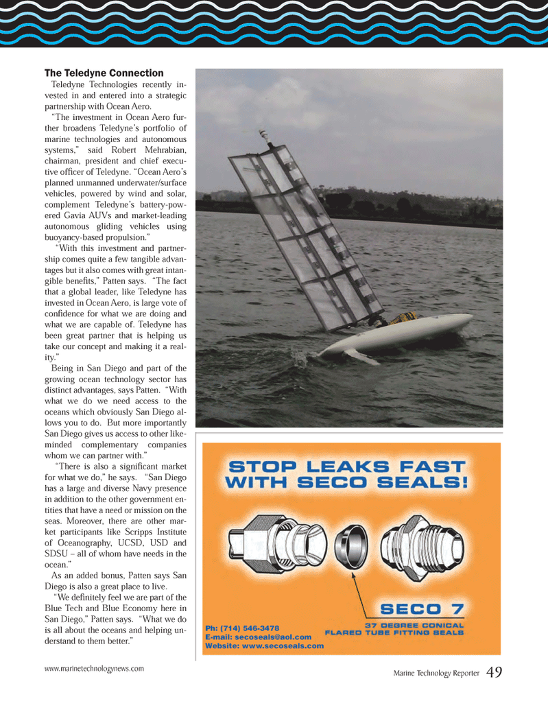 Marine Technology Magazine, page 49,  Oct 2014