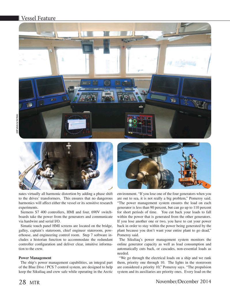 Marine Technology Magazine, page 28,  Nov 2014