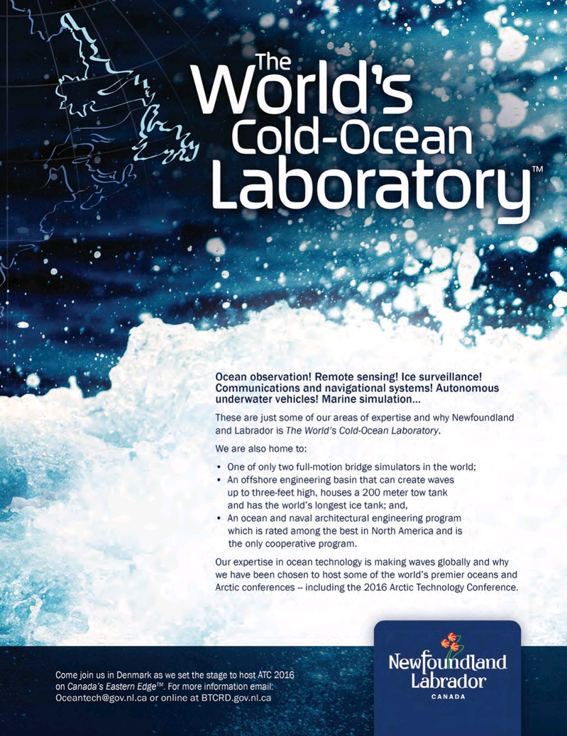 Marine Technology Magazine, page 1,  Jan 2015