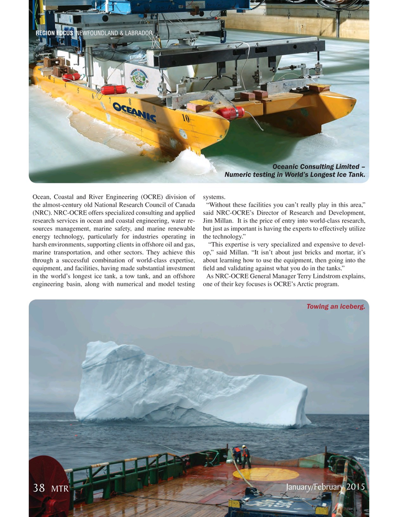 Marine Technology Magazine, page 38,  Jan 2015
