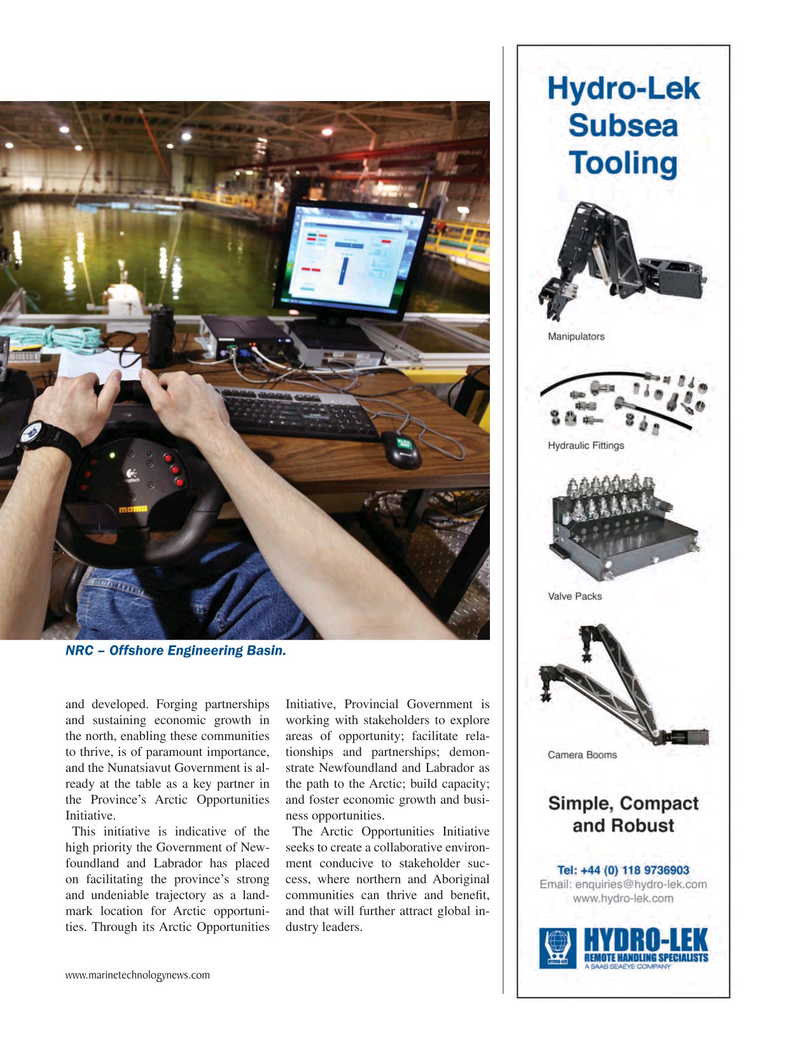 Marine Technology Magazine, page 41,  Jan 2015