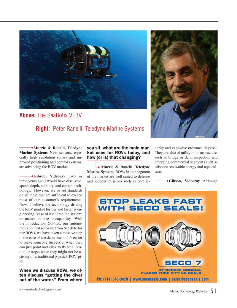Marine Technology Magazine, page 51,  Jan 2015