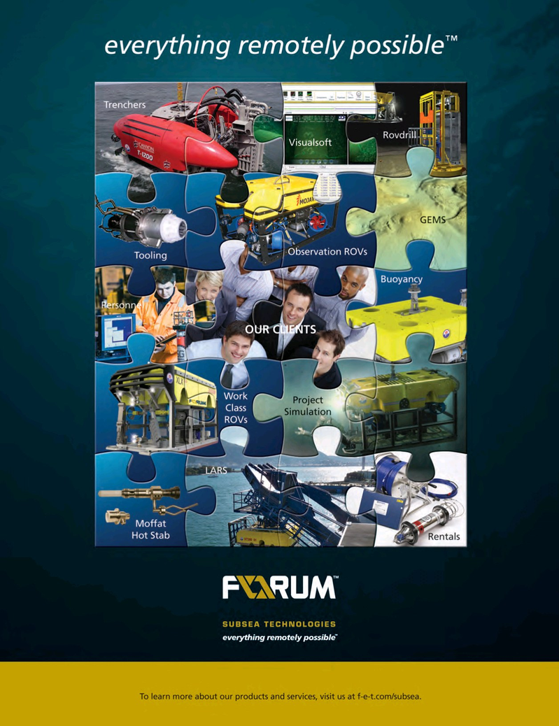 Marine Technology Magazine, page 4th Cover,  Jan 2015