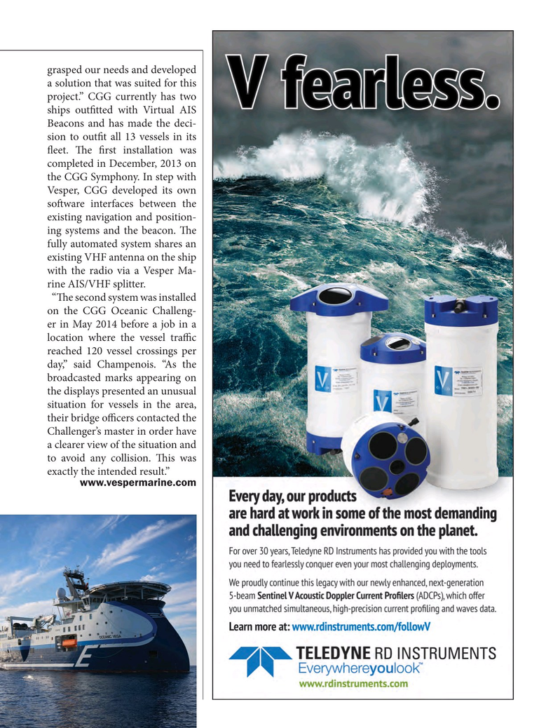 Marine Technology Magazine, page 15,  Mar 2015