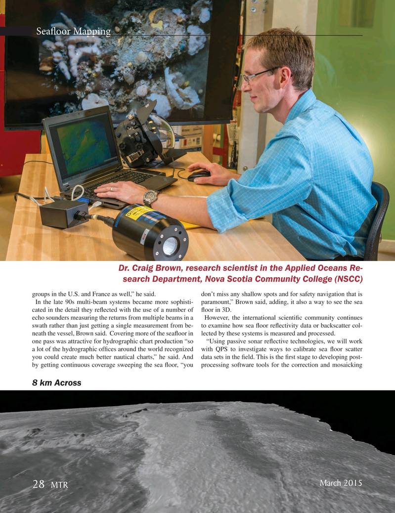 Marine Technology Magazine, page 28,  Mar 2015