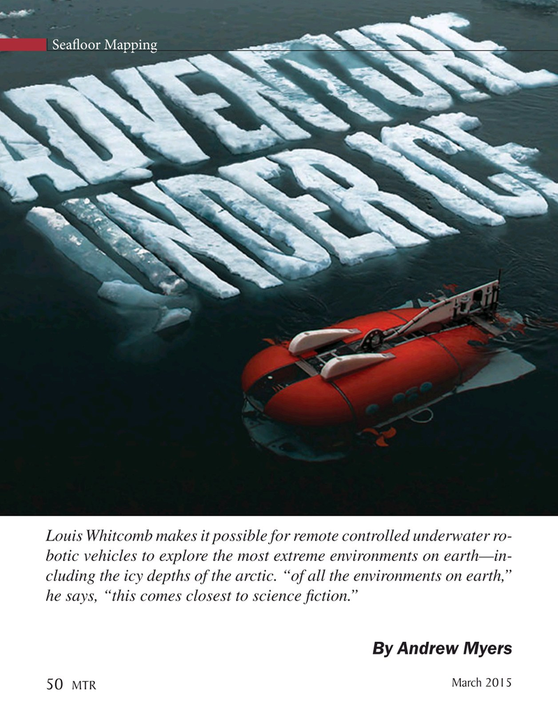 Marine Technology Magazine, page 50,  Mar 2015