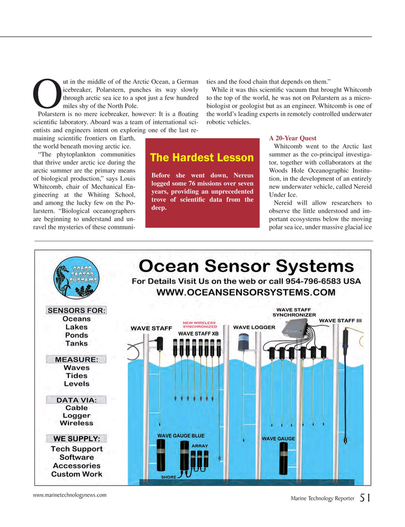 Marine Technology Magazine, page 51,  Mar 2015