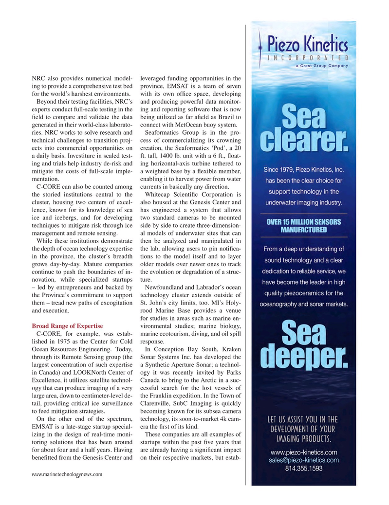 Marine Technology Magazine, page 61,  Mar 2015