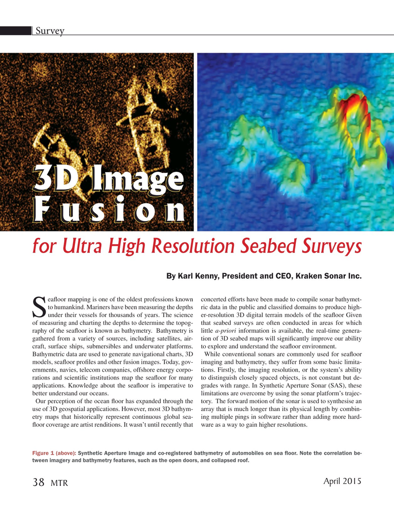 Marine Technology Magazine, page 38,  Apr 2015