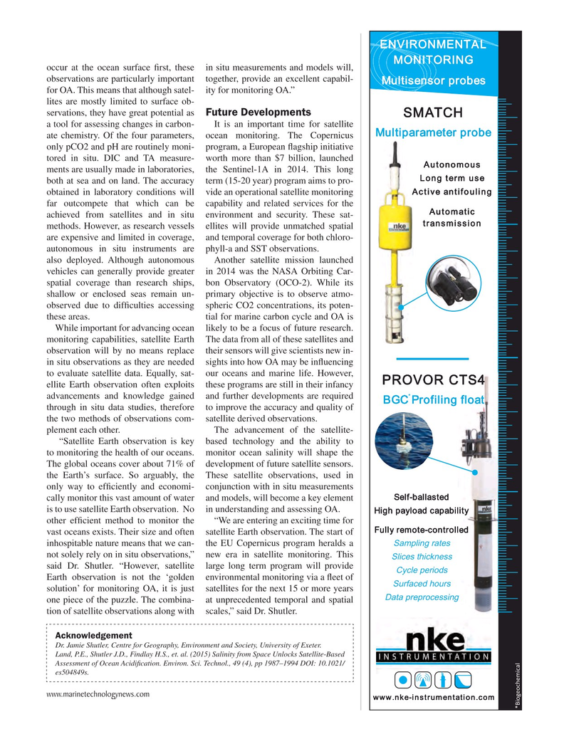 Marine Technology Magazine, page 37,  May 2015