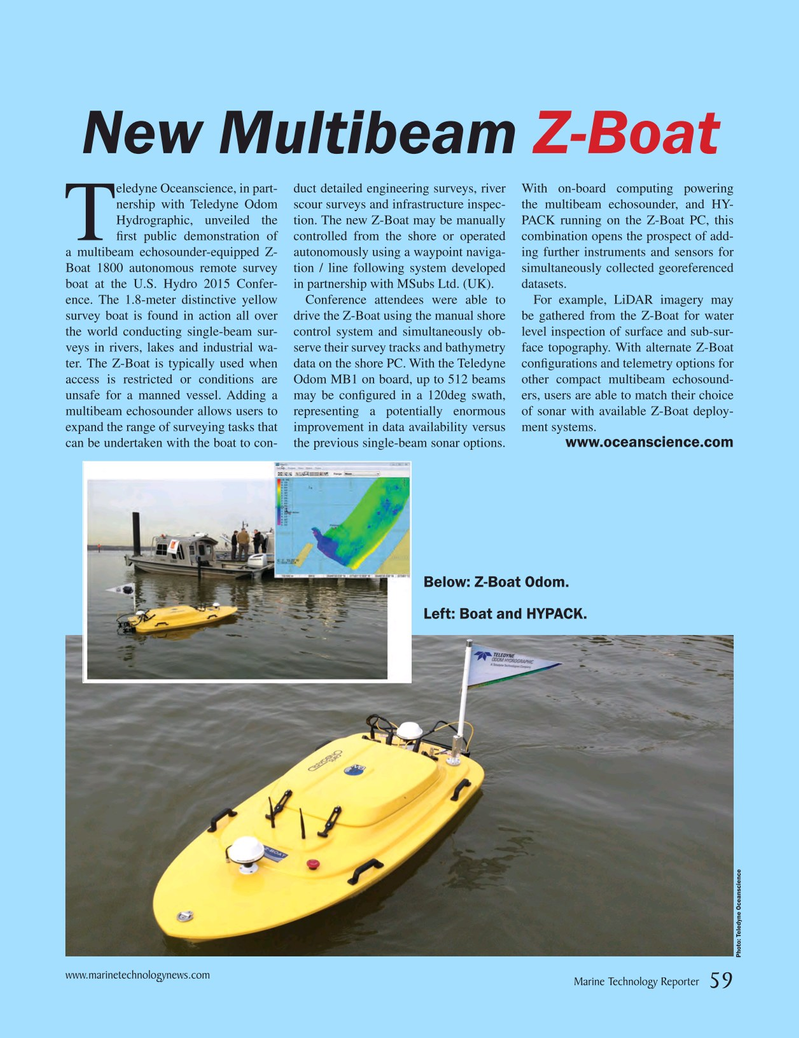 Marine Technology Magazine, page 59,  May 2015