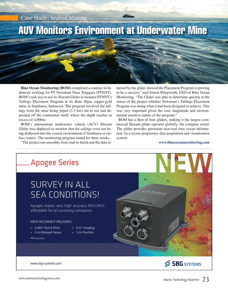 Marine Technology Magazine, page 23,  Jun 2015