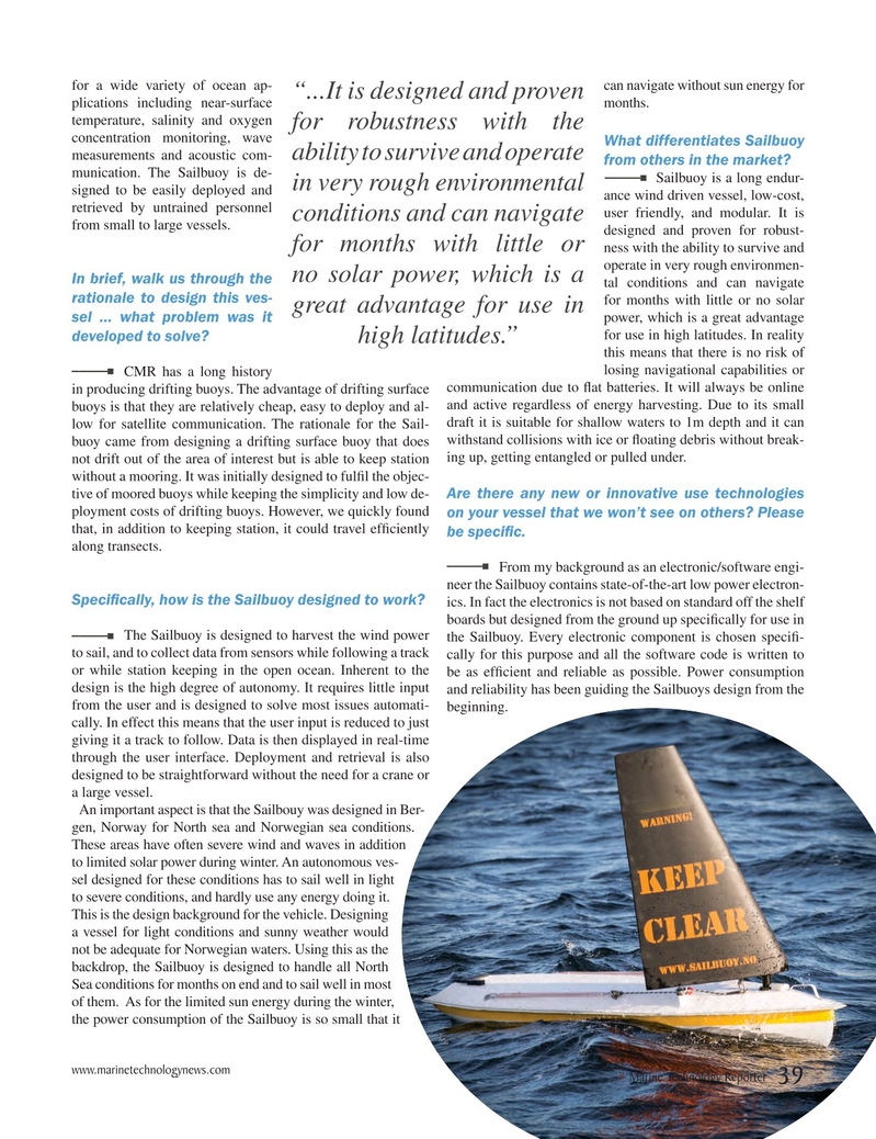 Marine Technology Magazine, page 39,  Jun 2015