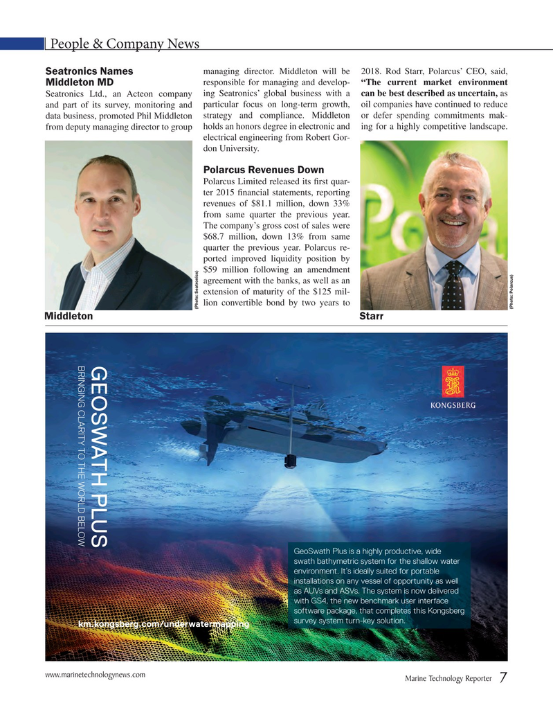 Marine Technology Magazine, page 7,  Jun 2015