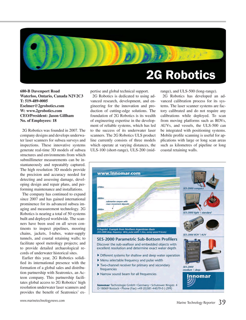 Marine Technology Magazine, page 39,  Jul 2015
