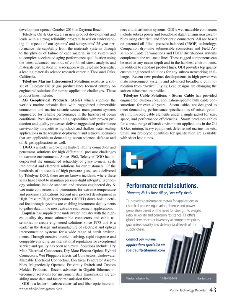 Marine Technology Magazine, page 43,  Jul 2015