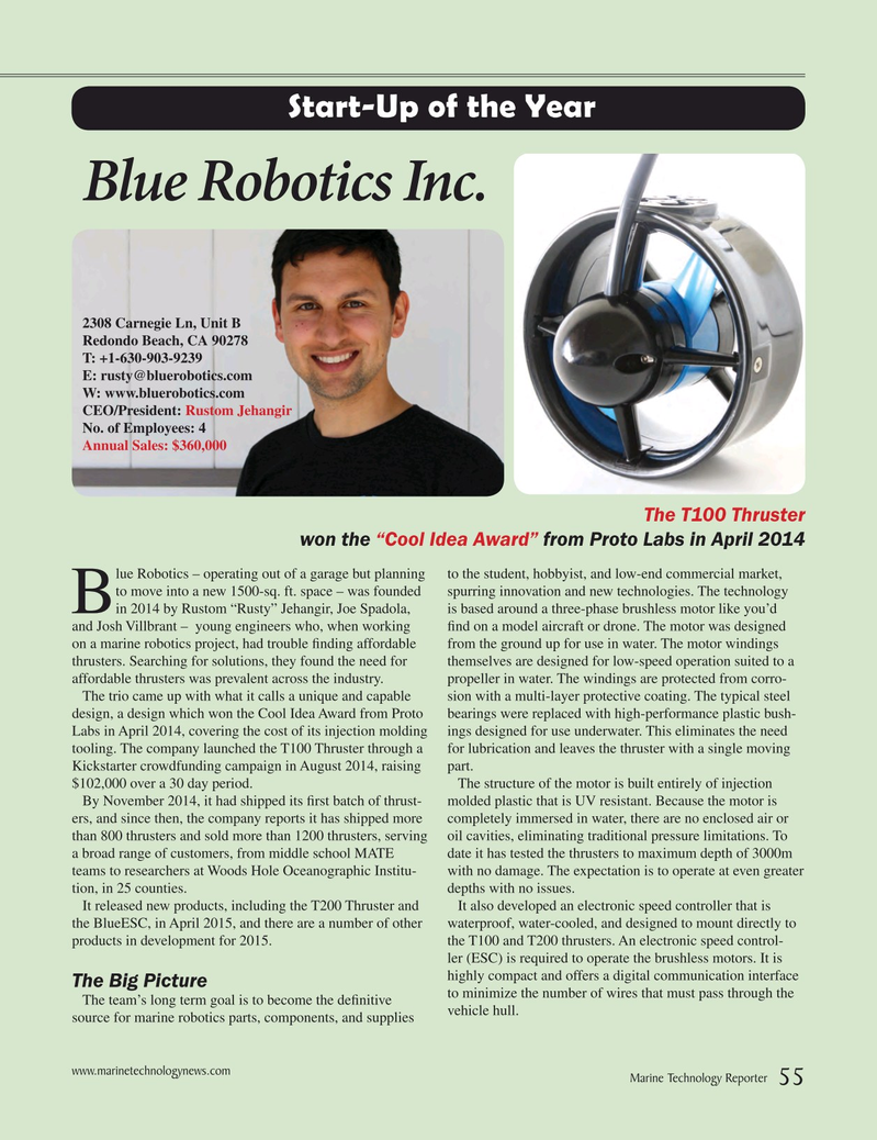 Marine Technology Magazine, page 55,  Jul 2015