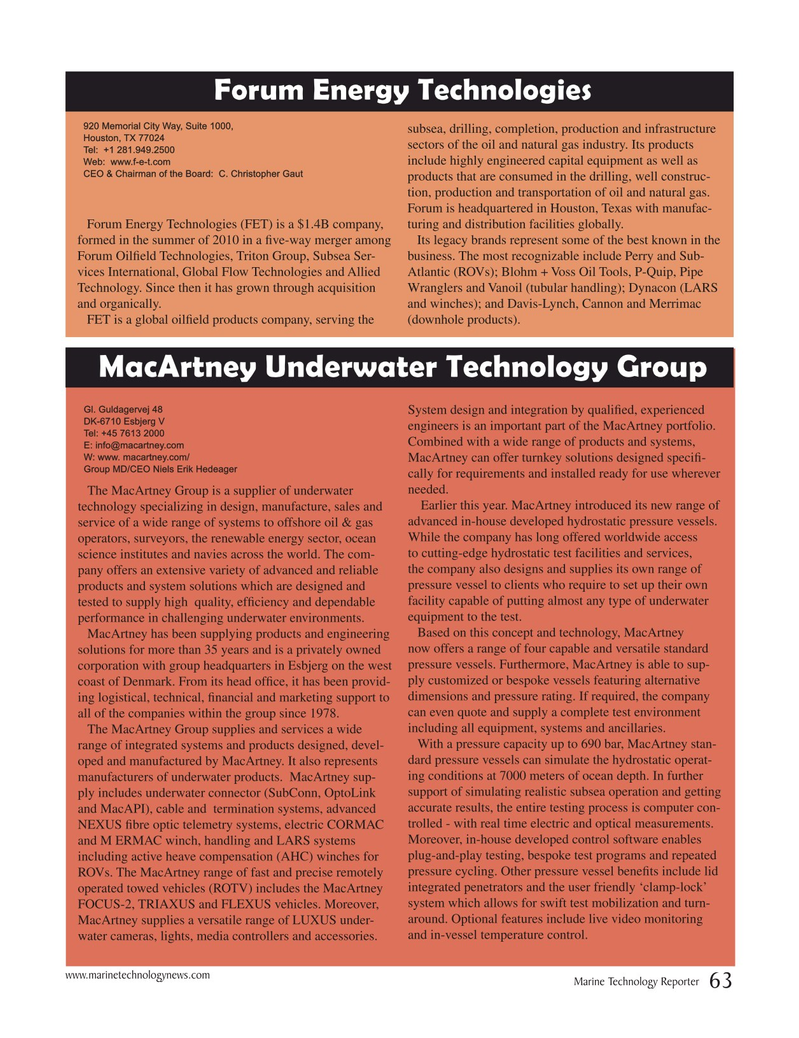 Marine Technology Magazine, page 63,  Jul 2015