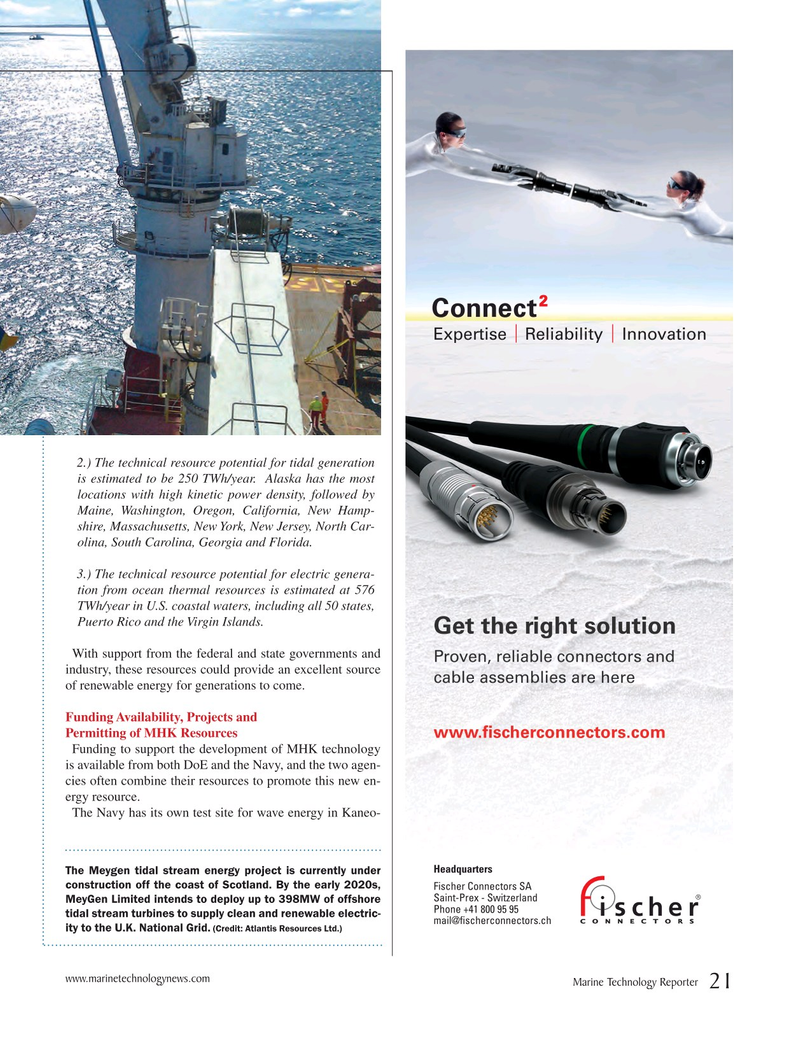 Marine Technology Magazine, page 21,  Sep 2015