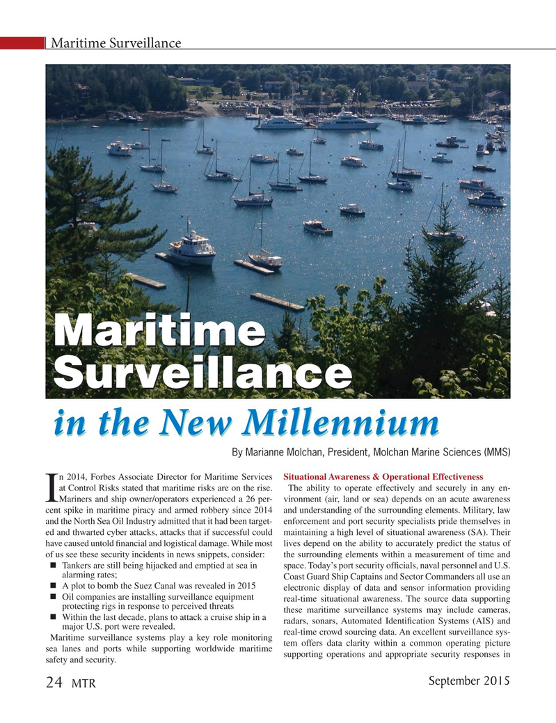 Marine Technology Magazine, page 24,  Sep 2015
