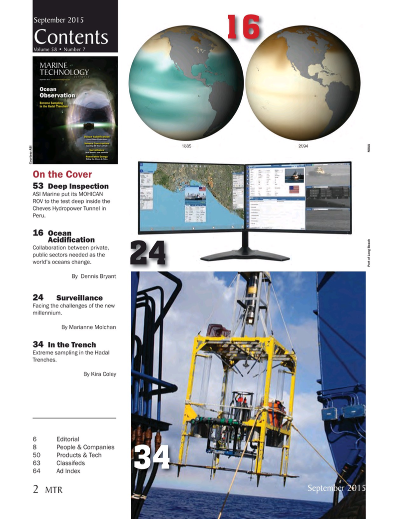 Marine Technology Magazine, page 2,  Sep 2015