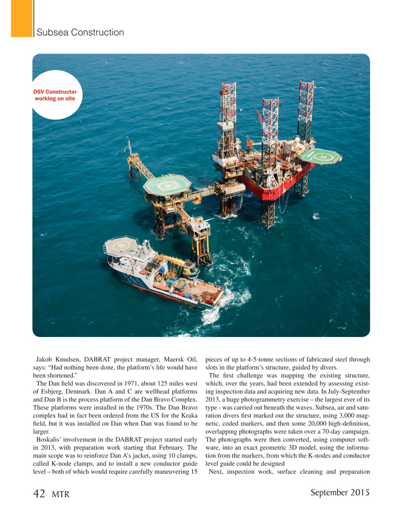 Marine Technology Magazine, page 42,  Sep 2015