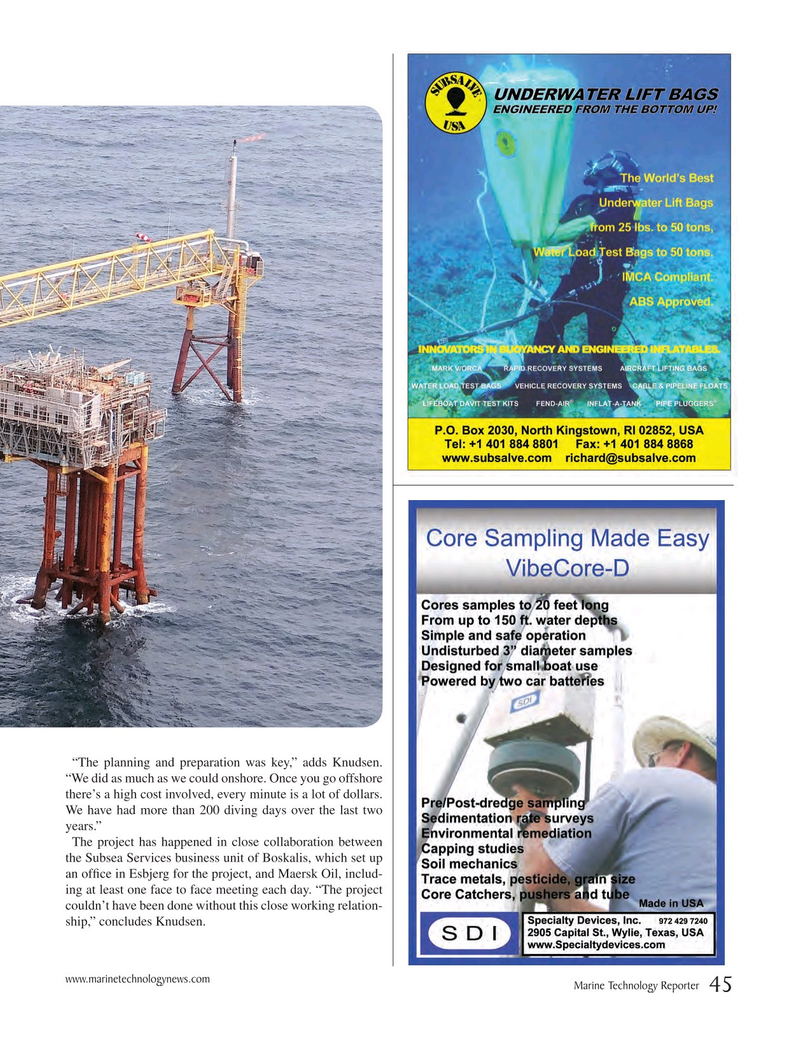 Marine Technology Magazine, page 45,  Sep 2015