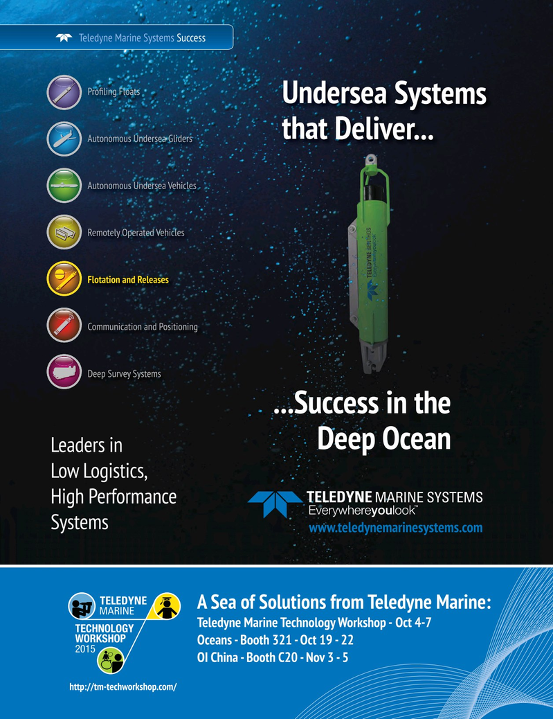 Marine Technology Magazine, page 3,  Sep 2015