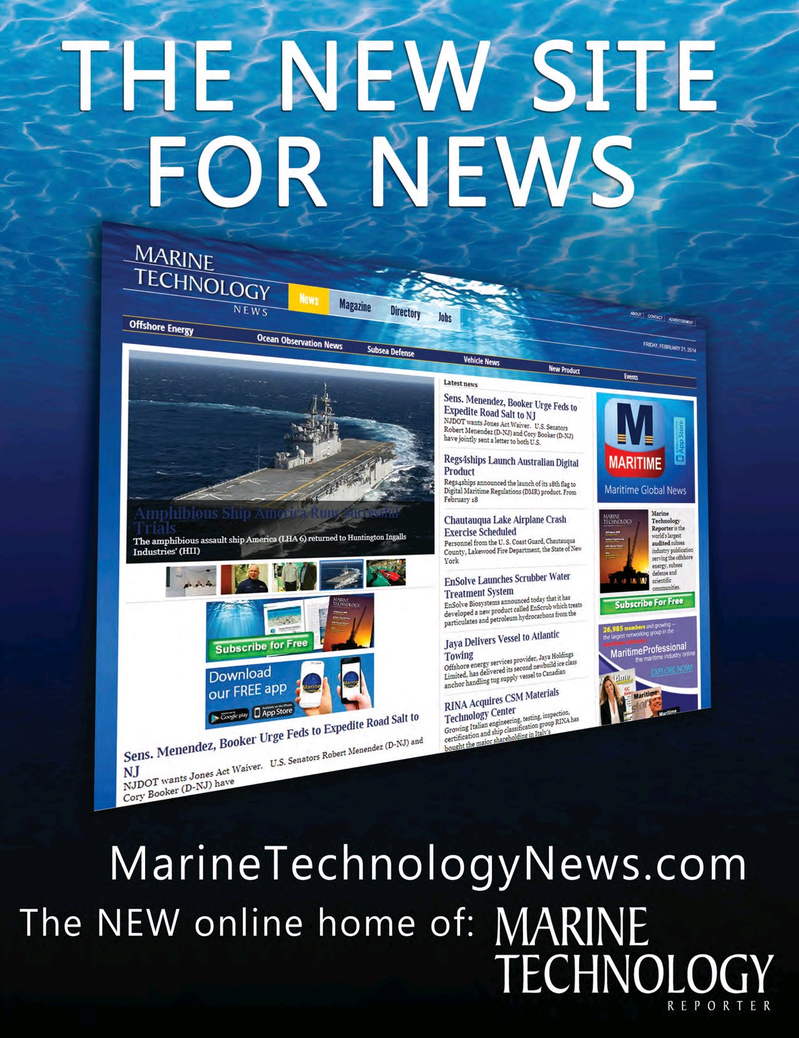 Marine Technology Magazine, page 58,  Sep 2015