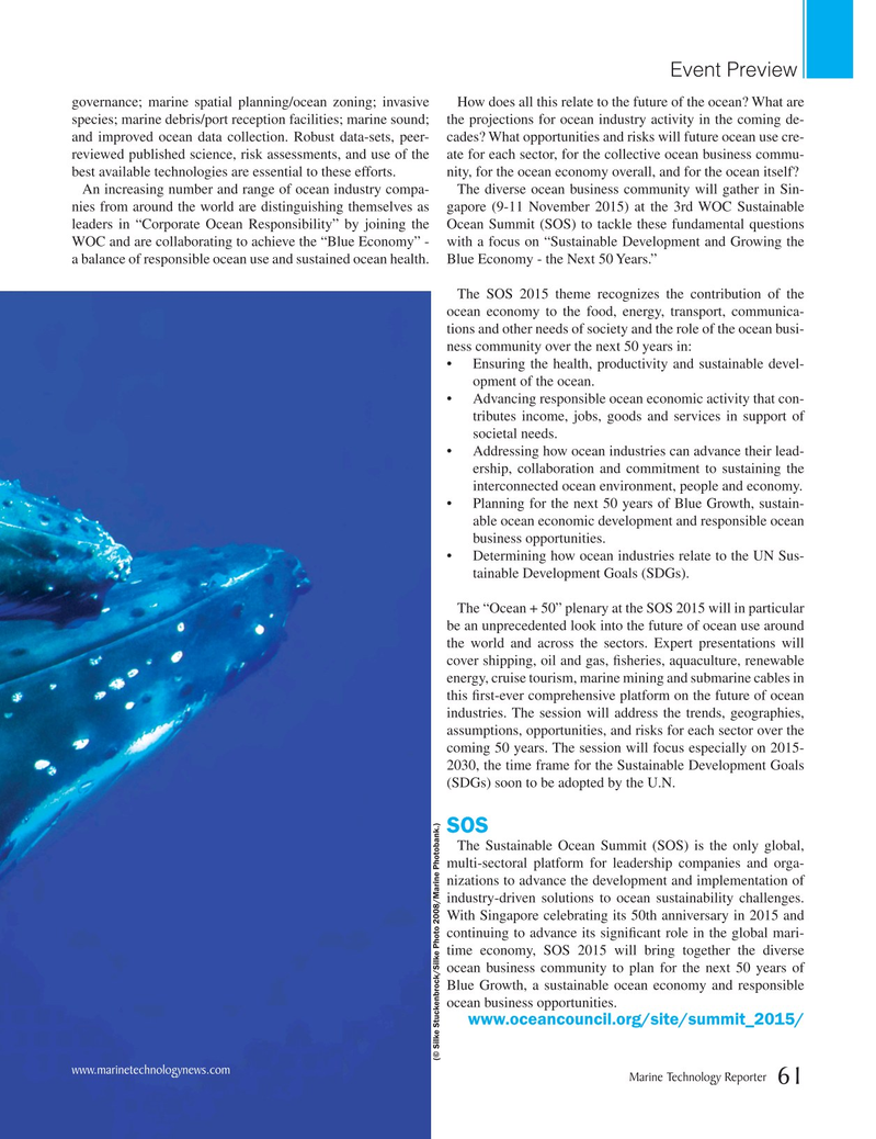 Marine Technology Magazine, page 61,  Sep 2015