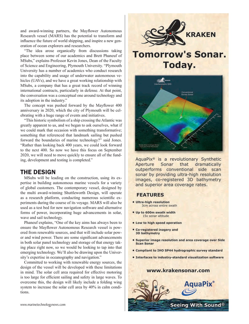 Marine Technology Magazine, page 25,  Oct 2015