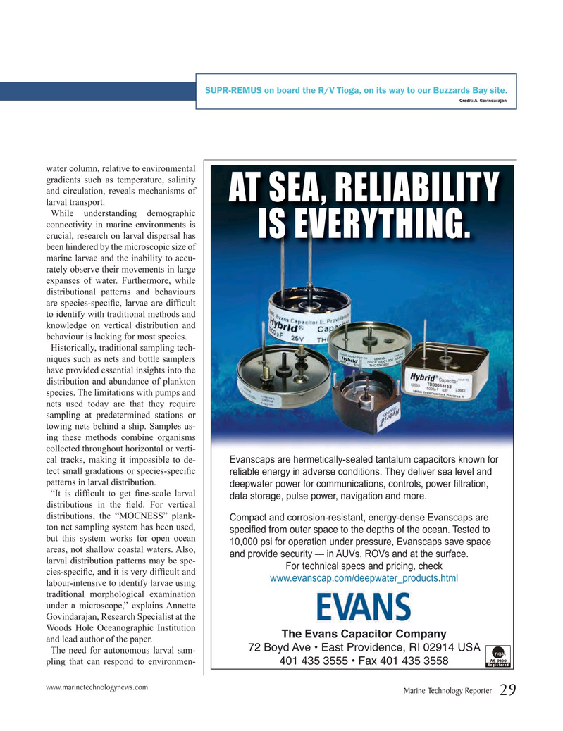 Marine Technology Magazine, page 29,  Oct 2015