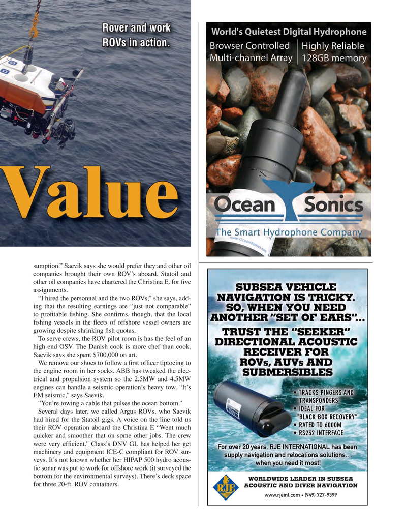 Marine Technology Magazine, page 53,  Oct 2015