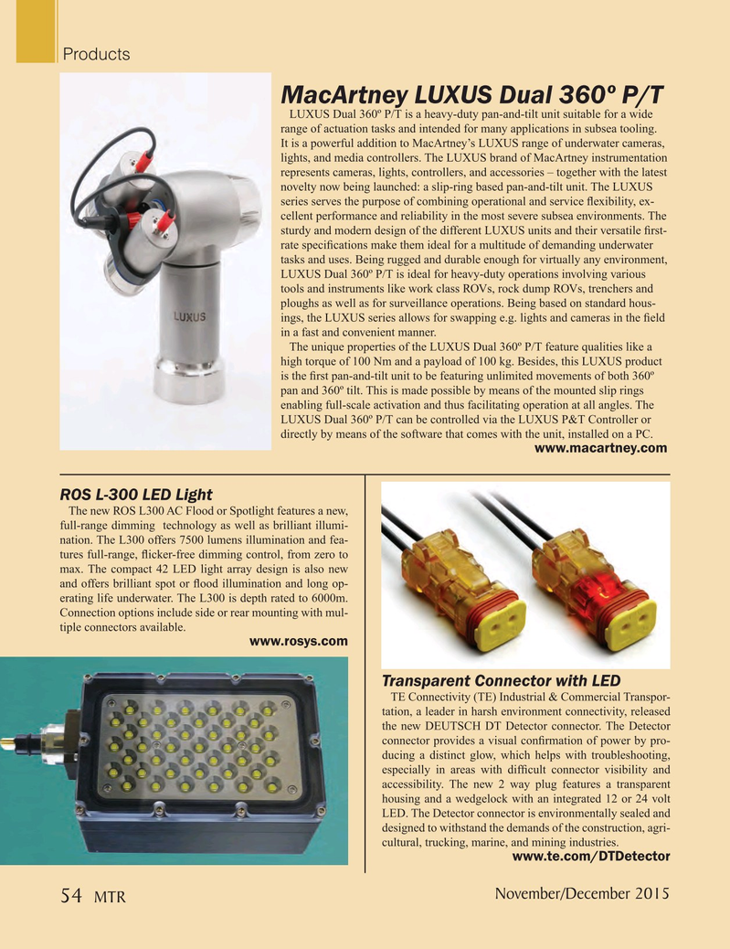 Marine Technology Magazine, page 54,  Nov 2015