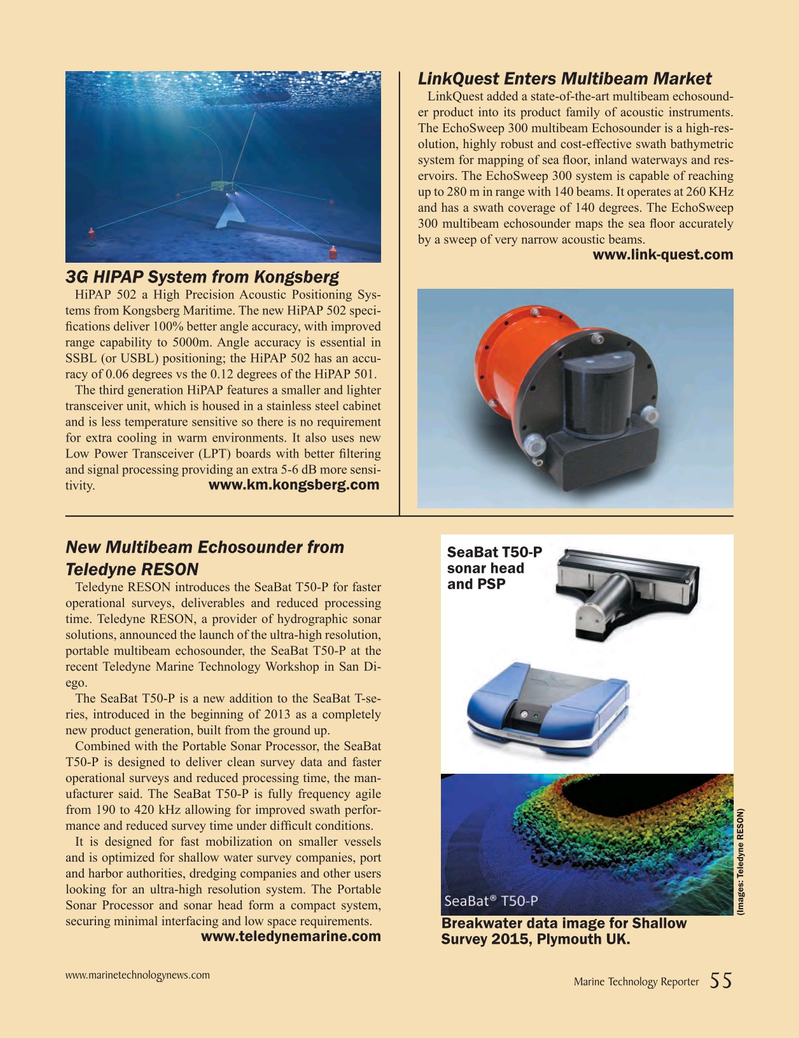 Marine Technology Magazine, page 55,  Nov 2015