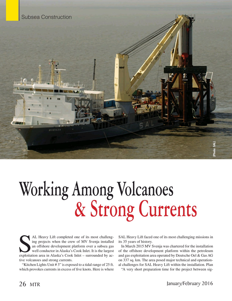 Marine Technology Magazine, page 26,  Jan 2016