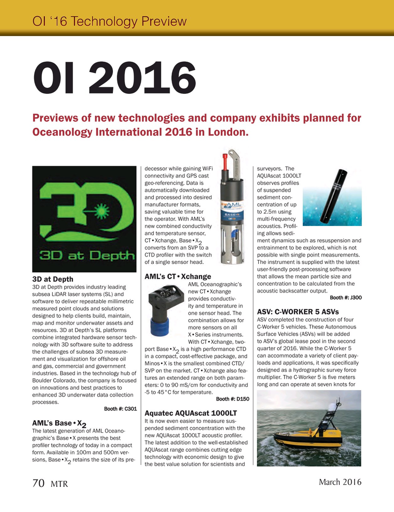 Marine Technology Magazine, page 70,  Mar 2016