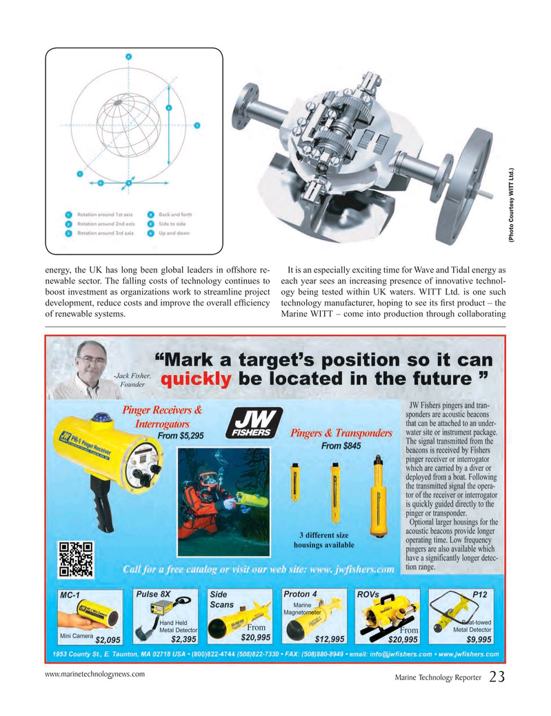Marine Technology Magazine, page 23,  Apr 2016