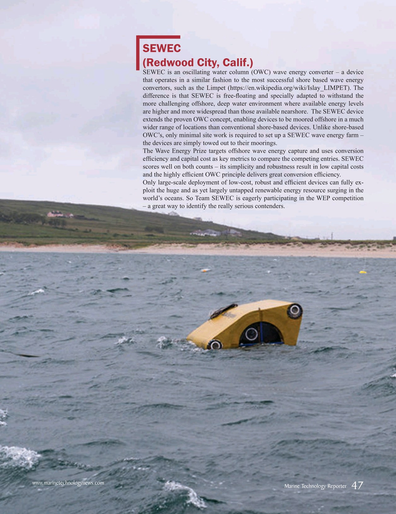Marine Technology Magazine, page 47,  Apr 2016