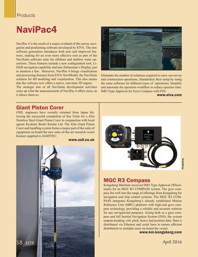 Marine Technology Magazine, page 58,  Apr 2016