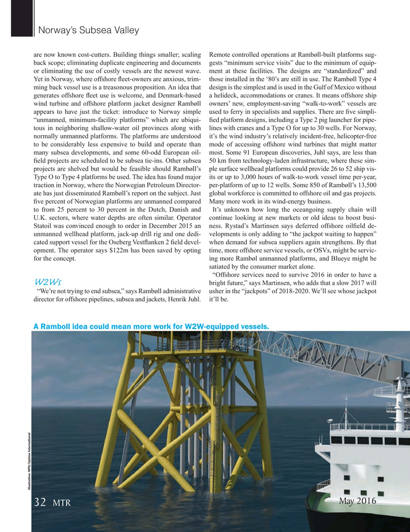 Marine Technology Magazine, page 32,  May 2016