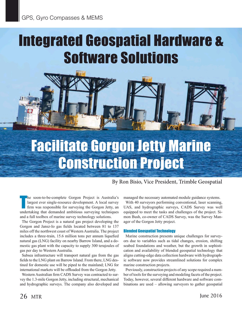 Marine Technology Magazine, page 26,  Jun 2016