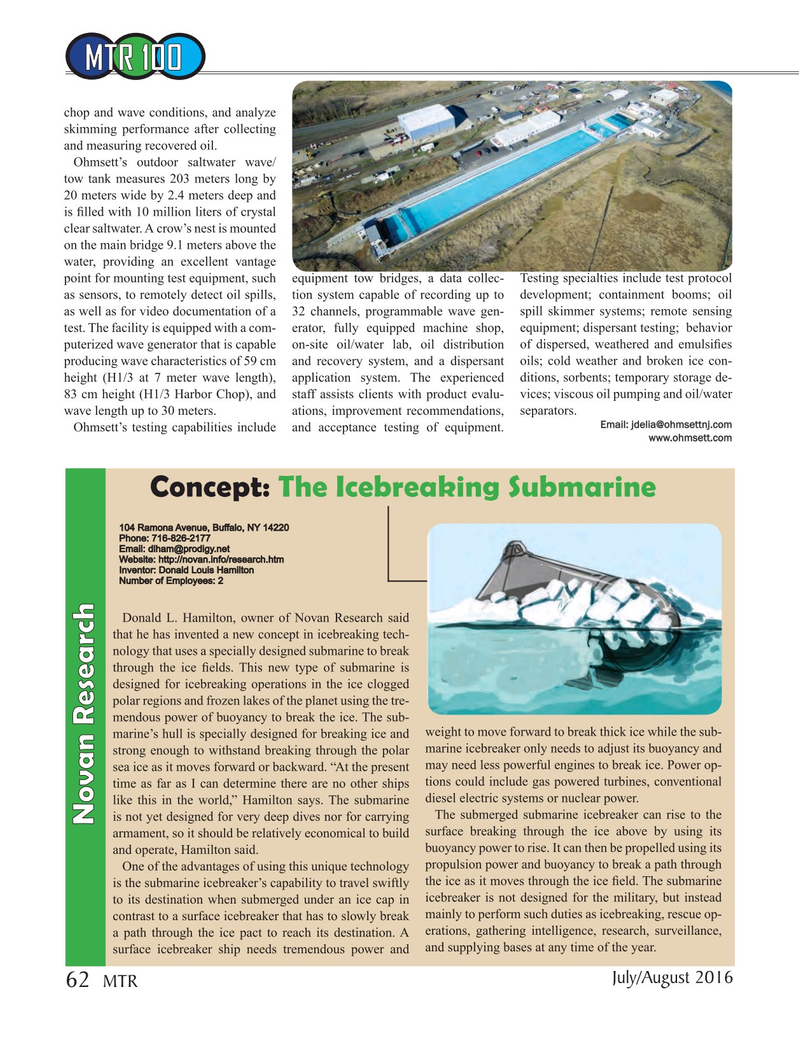 Marine Technology Magazine, page 62,  Jul 2016