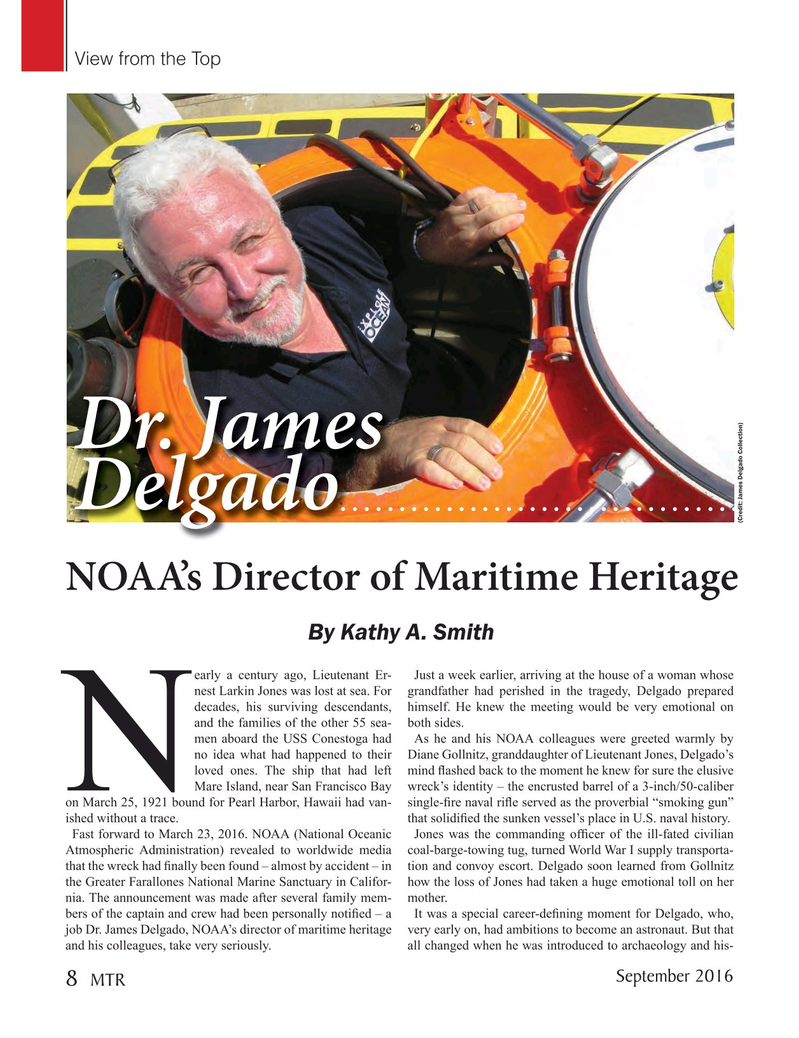 Marine Technology Magazine, page 8,  Sep 2016