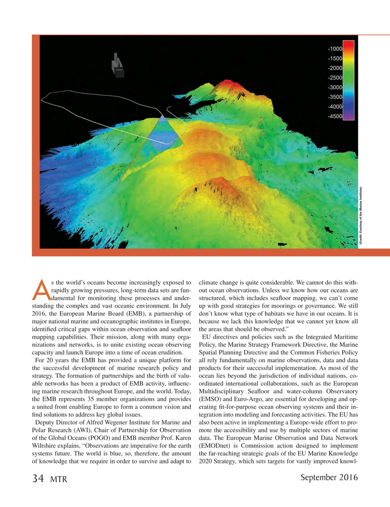 Marine Technology Magazine, page 34,  Sep 2016