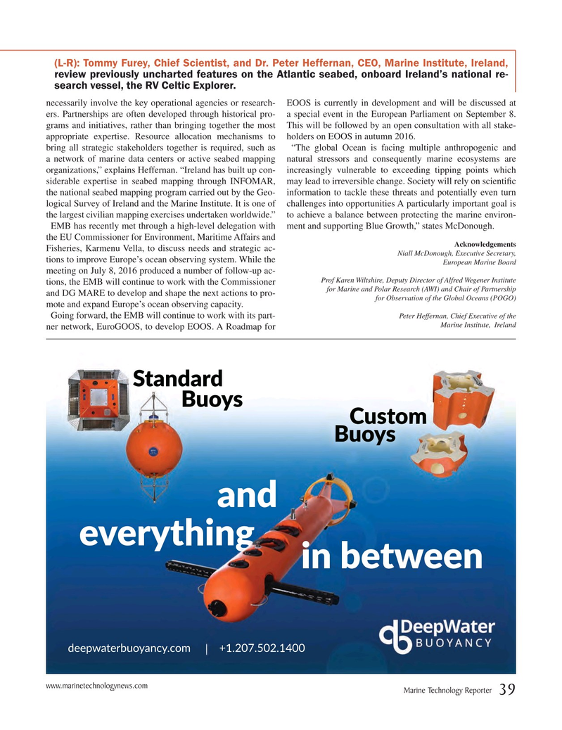 Marine Technology Magazine, page 39,  Sep 2016