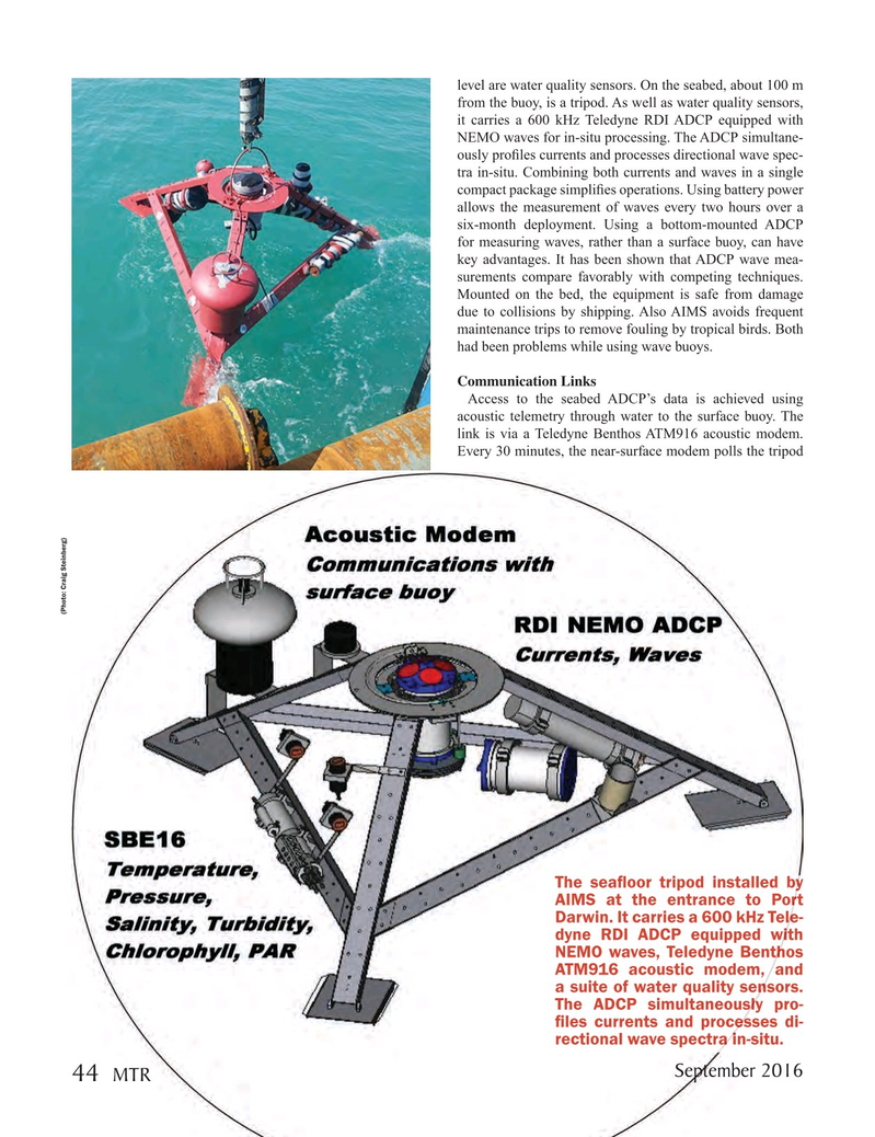 Marine Technology Magazine, page 44,  Sep 2016